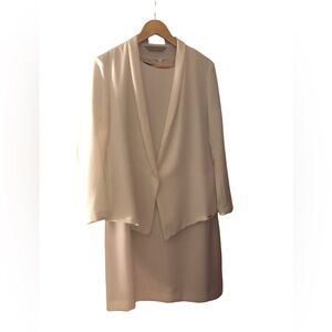 Cinque cream gaberdine jacket and shift set - Sz 40